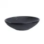 Раковина-чаша Qtap Dove 625х415х150 Matt black з донним клапаном QT063077MBMB — Photo 10