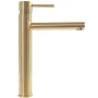Змішувач для раковини (умивальника) REA TESS BRUSHED GOLD високий * — Photo 9