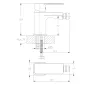 Змішувач для біде Haiba Kubus 002 (HB0796) — Photo 3