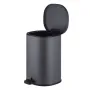 Відро для сміття з плавним закриттям овальне Mixxus Premium Olivary-TC0105 Graphite 5 л колір графіт (MI7063) — Photo 19
