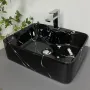 Умивальник (раковина) VBI FORLI BLACK MARMO GLOSSY накладний — Photo 5