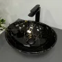 Умивальник (раковина) VBI PARMA MARBLE BLACK GLOSSY накладний — Photo 6