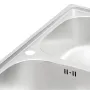 Кухонне миття з двома чашами Qtap 7843-B 0,8 мм Micro Decor (QT7843BMICDEC08) — Photo 12