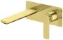 Змішувач для раковини (умивальника) KOHLMAN EXPERIENCE BRUSHED GOLD + BOX прихованого монтажу * — Photo 2