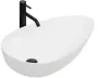 Умивальник (раковина) REA GRETA 75 WHITE білий накладний — Photo 3