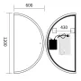 Дзеркало Mixxus Premium TOPPER MS03-60x120 з Led Touch, Anti-fog, димером (3-6,5kK) (MP6635) — Photo 20