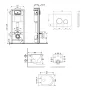 Комплект: Qtap Taurus Ultra Quiet унітаз підвісний QT2433084EUQMB + Nest комплект інсталяції 4в1 (Клавіша кругла Satin) QT0133M425 + QT0111M11111SAT — Photo 3