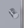 Душова кабіна Latwa SC90x90.SAT.HIGH.GR напівкругла, скло тон 4 мм + Душовий піддон KAPIELKA ST90x90x41, з панеллю Lidz — Photo 12