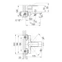 Змішувач для ванни Qtap Letovice QTLET3021101DC Chrome — Photo 5