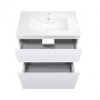 Комплект Qtap Albatross 810х825х460 White тумба напольна + раковина урізна QT0171TN800D3080CW — Photo 9