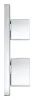 Термостат прихованого монтажу для 1 споживача Grohe Grohtherm Cube (24153000) — Photo 6