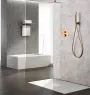 IMEX MONZA BRUSHED ROSE GOLD Набір для душу з термостатом, PVD матове рожеве золото — Photo 7