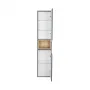 Пенал підвісний Qtap Robin 350х1650х316 Graphite/Whitish oak — Photo 9