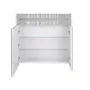 Дзеркальний шафа підвісний Qtap Robin 800х730х145 White з LED-підсвічуванням QT1377ZP8001W — Photo 7