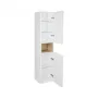 Пенал підвісний Qtap Robin 350х1650х316 White/Whitish oak QT1376PP1651RWWO — Photo 8