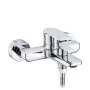 Змішувач для ванни Qtap Aries (з душовим гарнітуром) QTARI259CRM45559 Chrome — Photo 2