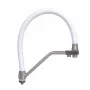 Вилив в зборі Lidz (330х265х35) для змішувача для кухні Aria 020F3 Nickel/White LDARI3302653549380 — Photo 3