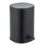 Відро для сміття з плавним закриттям овальне ZERIX PRIME-TC0105 BLACK 5 л (колір чорний) (ZX5902) — Photo 12