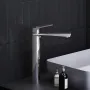 Високий змішувач для умивальника, хром Damixa 400250000 Merkur — Photo 4