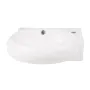 Комплект Qtap Leo: Раковина підвісна овальна права 430x290x140 мм White + Донний клапан PU02O — Photo 10