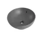 Раковина накладна Mixxus Premium TOPPER-0201 GRAY 410x410x165mm з переливом (MP6649) — Photo 17