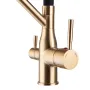 Змішувач для кухні MixxusPremium Gravity 021 BRUSHED GOLD REFL.BLACK (MI6981) — Photo 11