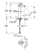 Змішувач на стільницю для раковини XL-розміру Grohe BauLoop New (23764001) — Photo 13