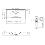 Раковина Qtap Albatross New 910x470x180 White з донним клапаном QT0111750690W — Photo 8