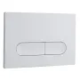 Панель змиву Koer KT-0608-03 240x160x10mm пластикова, закруглена, білий — Photo 6