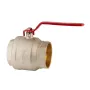 Кран кульовий Koer KR.214 - 4" FF ГГВ (ручка "важіль" червона) (KR4952) — Photo 5