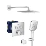 Душова система прихованого монтажу з термостатом Grohe Grohtherm SmartControl (UA26405SC1) — Photo 5