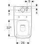 Чаша унітазу-компакт Geberit iCon Square 200930000 — Photo 5