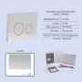 Готове рішення Qtap для ванної кімнати: підвісний унітаз Jay Ultra Quiet 520x360x320 + комплект інсталяції Nest 4 в 1 (кругла клавіша Satin) — Photo 13