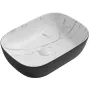 Раковина накладна MIXXUS PREMIUM DIVERSE-0112 MARBLE-BLACK 455х325х135mm (MP6541) — Photo 8