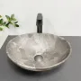 Умивальник (раковина) VBI PARMA DARK GREY STONE MATT накладний — Photo 6