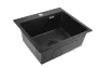 Сталева кухонна мийка REA LEO 50 BLACK сталева — Photo 5
