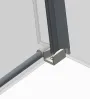 Бічна стінка до кабіни Koer SR SW01-90x200-TR-07 прозоре скло Easy Clean 8мм, графіт (KR5382) — Photo 45