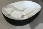 Раковина накладна MIXXUS PREMIUM ELLIPSE-0105 MARBLE-BLACK 600х400х150mm (MP6565) — Photo 14