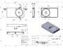 Умивальник LOOP 800 R MATT Miraggio — Photo 5