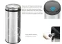 Відро для сміття сенсорне кругле Mixxus Premium Ellipse-TC0109 Chrome-Black 9л (хром-чорне) (MI7083) — Photo 20