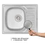 Кухонне миття Qtap 5848 0,8 мм Satin (QT5848SAT08) — Photo 9