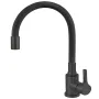 Змішувач для кухні ZERIX REX-011 BLACK REFL.BLACK з нерж. сталі (Колір чорний+силіконовий вилив чорний) (ZX6132) — Photo 7