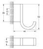 Гачок для банного халата Grohe Selection (41216KF0) — Photo 3