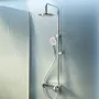 Душ.систем: зм-ач-полиця д/ванни/душу, душ.штанга, верхн. душ 220мм, ручн.душ, хром AM.PM F0785A700 X-Joy — Photo 8