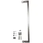 Шторки скляні на ванну Koer SR BS02-80x140-TR-01 прозоре скло 6мм, хром (KR5401) — Photo 34