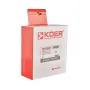 Комплект кранів для рушникосушки кутовий Koer KR.SET.533 - M1/2''xM1/2'' подовжений, хромований (KR5842) — Photo 9
