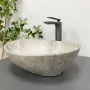Умивальник (раковина) VBI PARMA BEIGE STONE MATT накладний — Photo 7