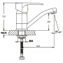 Змішувач для умивальника Haiba Ceba 555 (15 см) (HB0035) — Photo 3