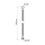Шланг для води Thermo Alliance Standart 80 см NYLON 1/2"x1/2" ВЗ TAS388W80 — Photo 6