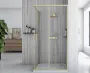 Душова кабіна REA CITY 80х100 BRUSHED GOLD — Photo 8